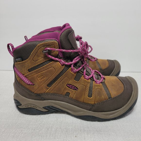 KEEN Circadia Vent Hiking Boot Shoe Waterproof Syrup Bosenberry Women's - Picture 9 of 16